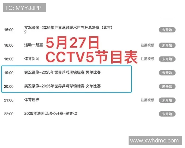 CCTV5今日精彩赛事直播盘点：足球篮球乒乓球盛宴